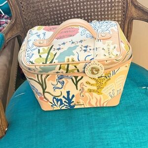 Spartina 449 Pastel Floral Vanity Case